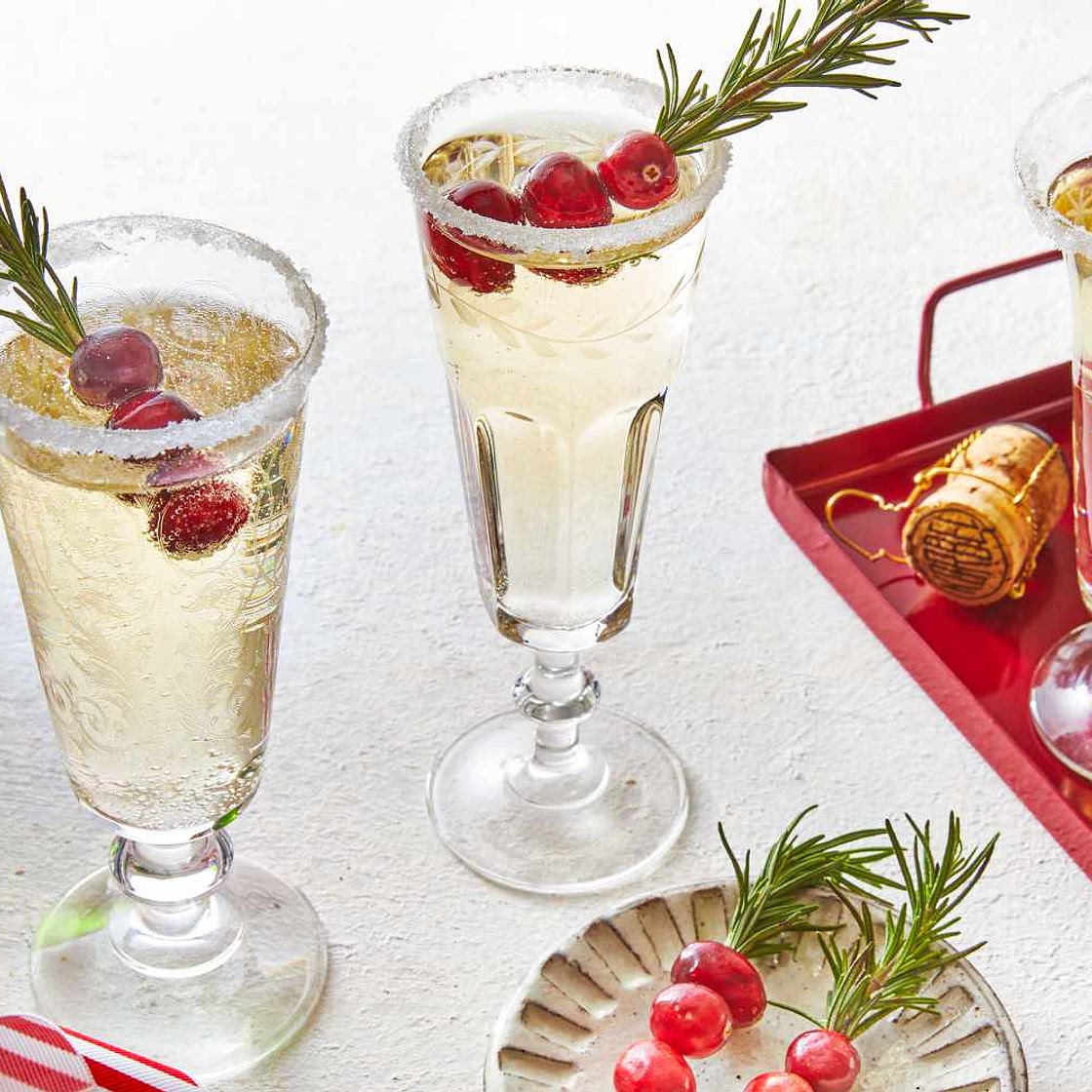 White Christmas Mimosas