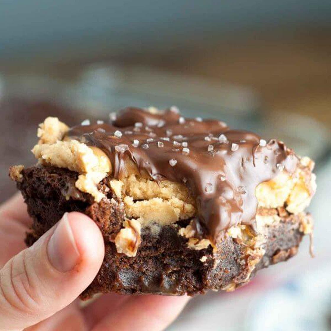 Buckeye Turtle Brownies (Seriously GOOD)
