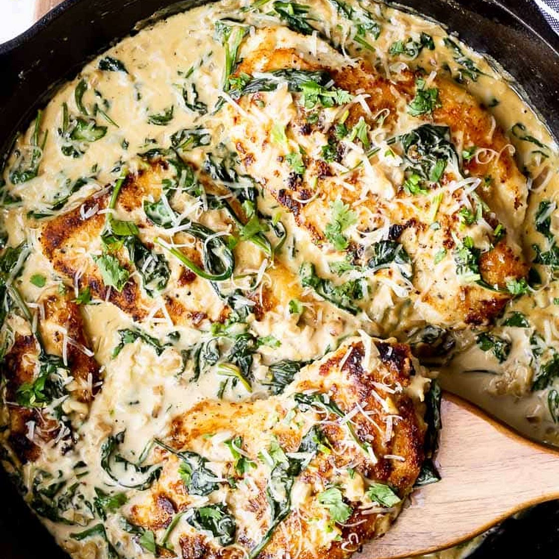 Keto Chicken Florentine