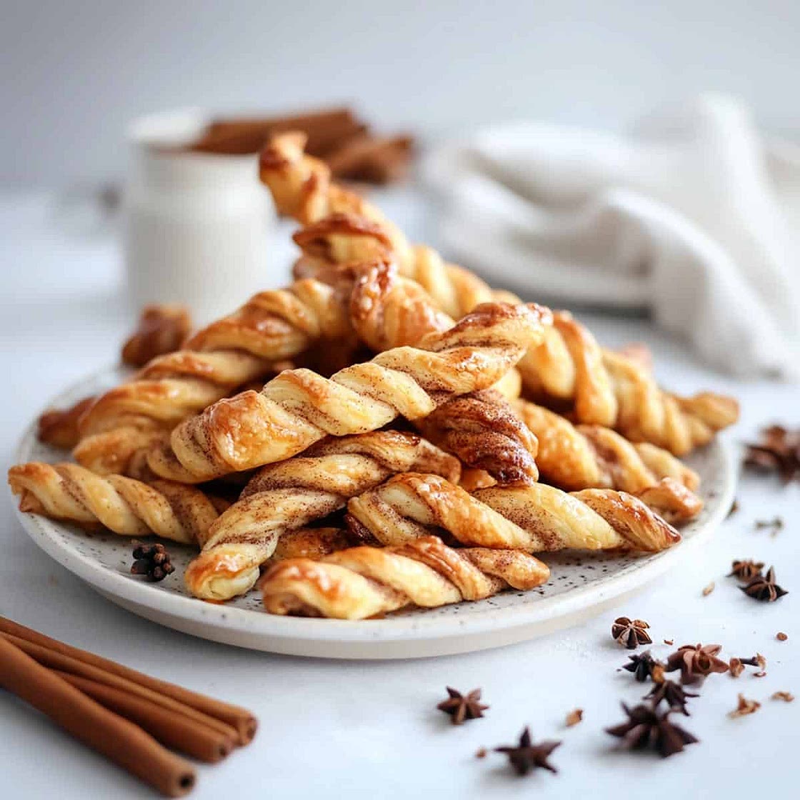 Puff Pastry Cinnamon Twists