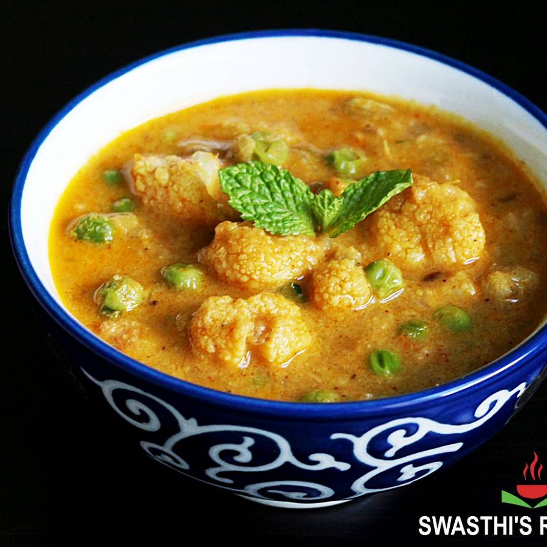 Cauliflower Kurma Recipe (Cauliflower Korma)
