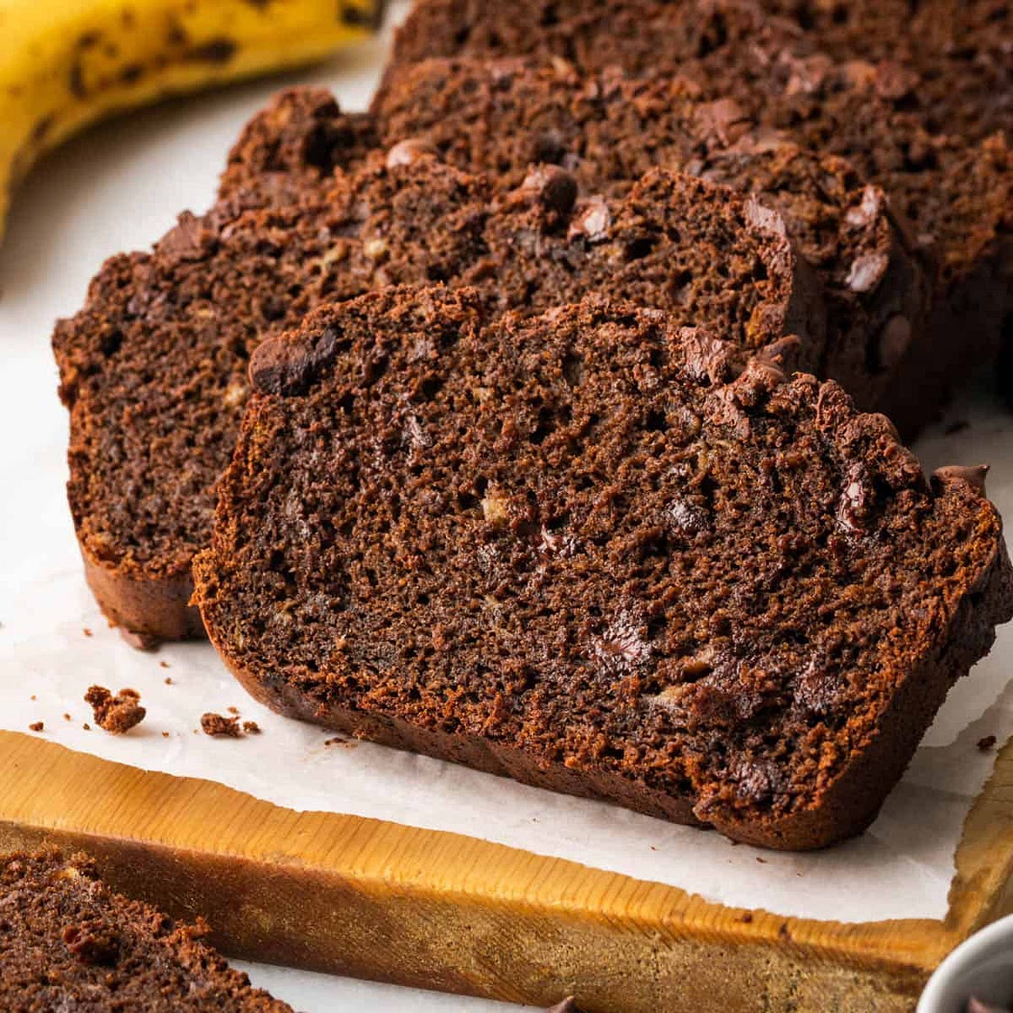 Gluten Free Chocolate Banana Bread