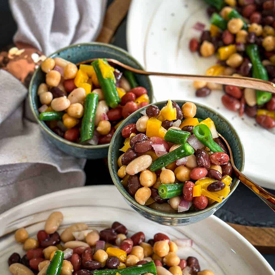 5 Bean Salad [Vegan]