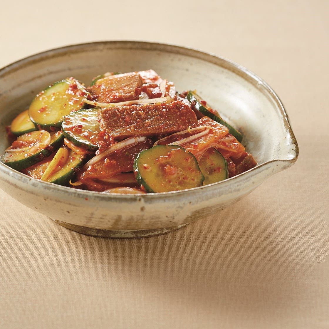 오이쇠고기무침