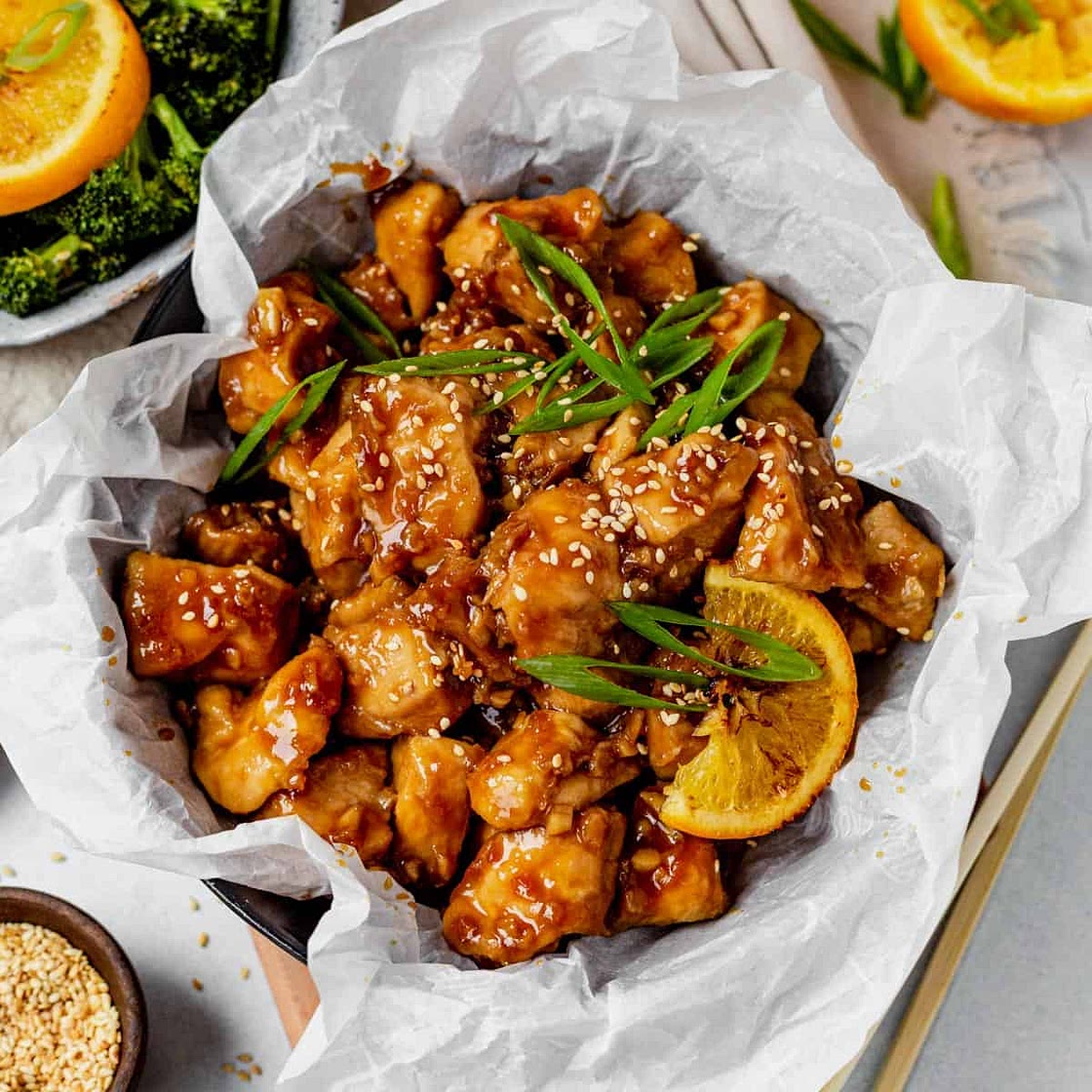Air Fryer Orange Chicken