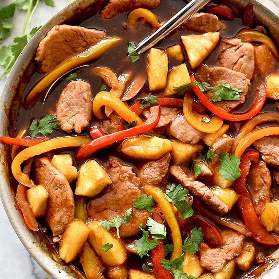 Sweet and Sour Pork (Made Healthier!)