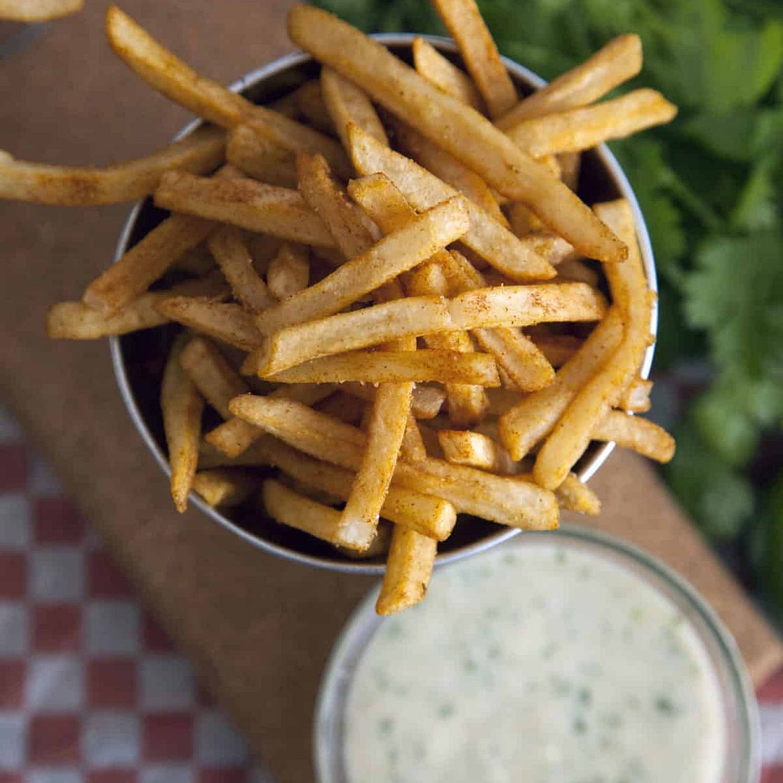 Curry Fries With Coconut Lime Dip | EASY VEGAN MUNCHIES