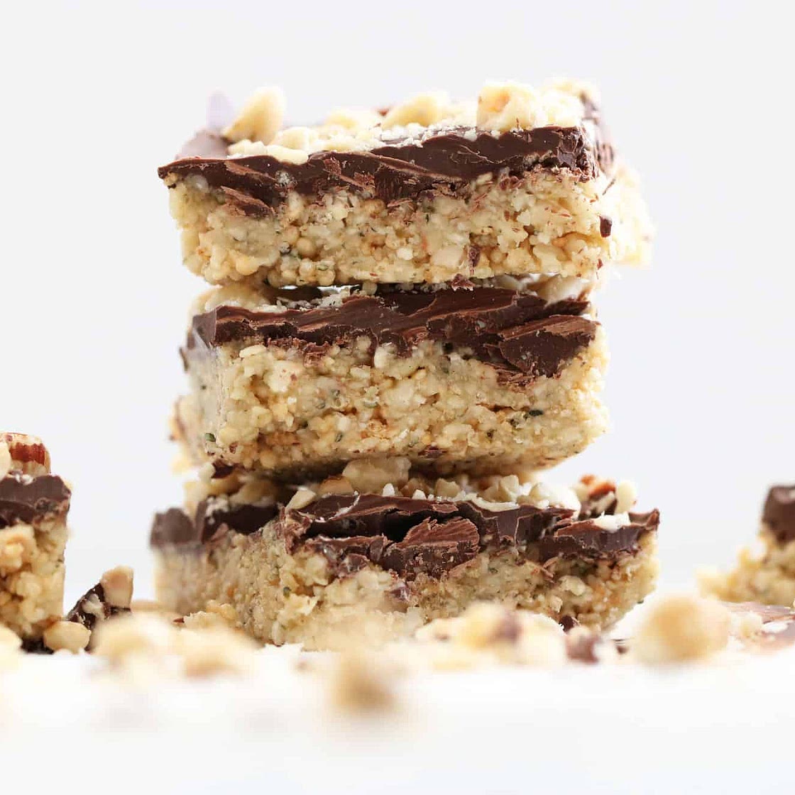 No-Bake Hazelnut Crunch Bars