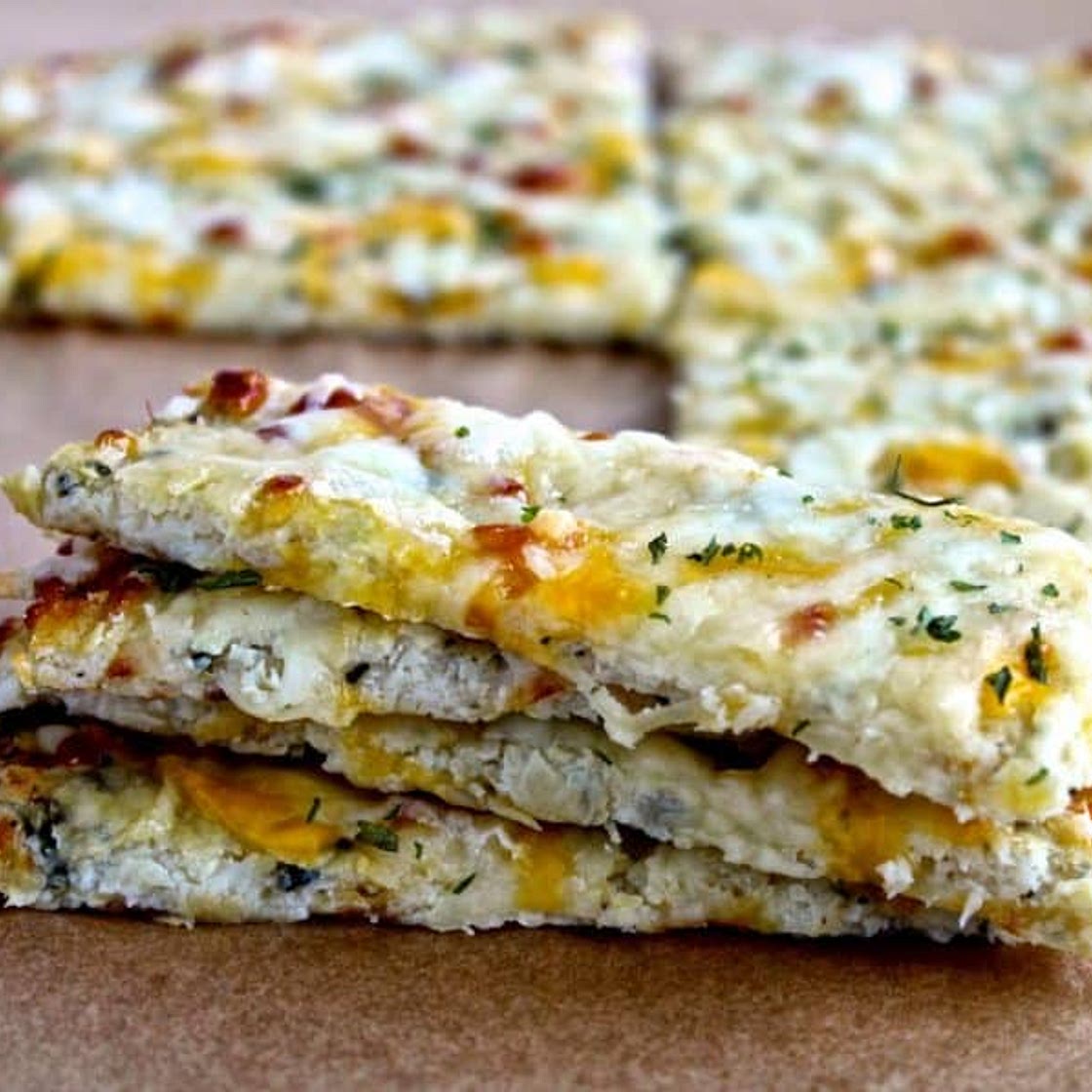 Cheesy Cauliflower Bread (Low Carb, Keto)