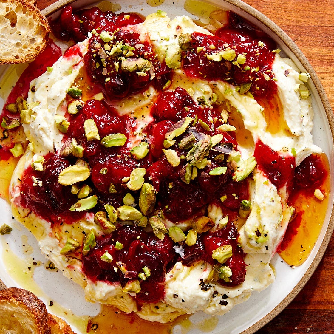 Cranberry Whipped Feta Dip