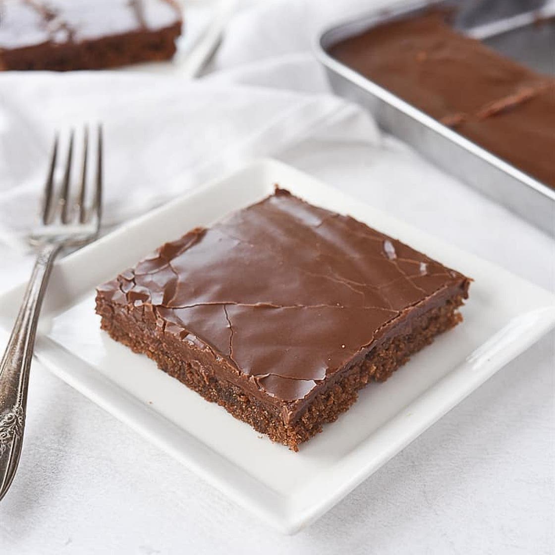 Chocolate Sheet Cake for Two