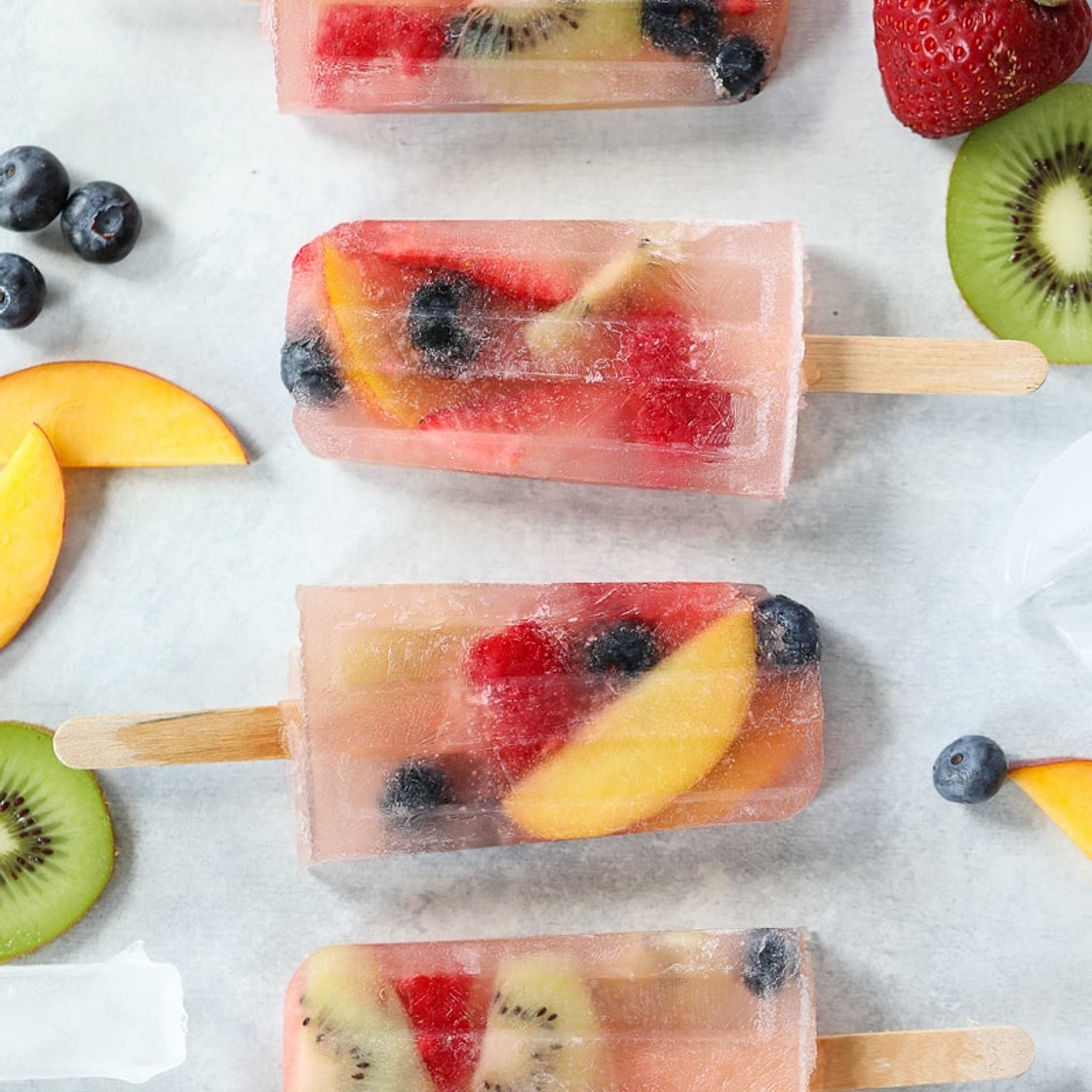 Sangria Rosé Popsicles