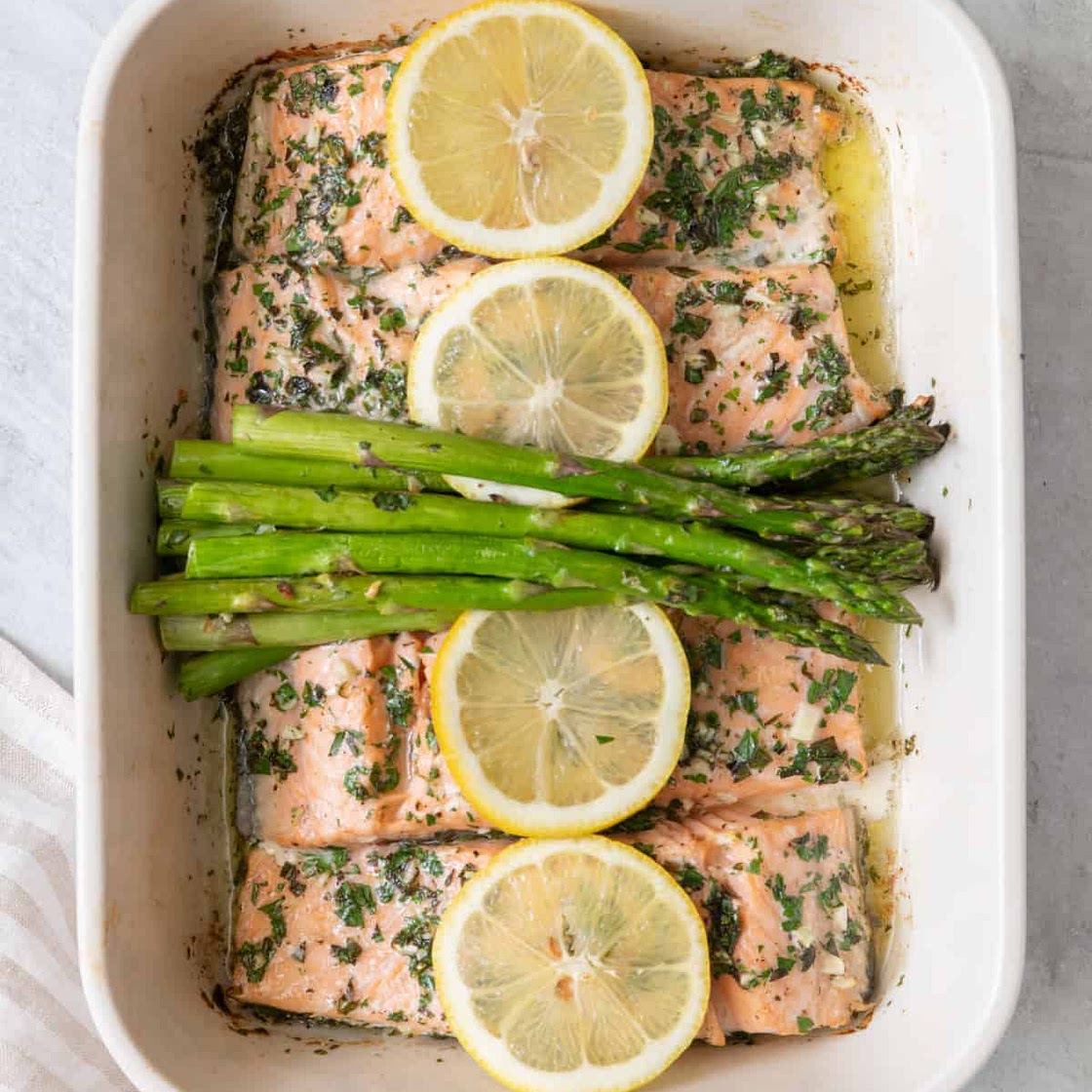 Roasted Salmon in Butter