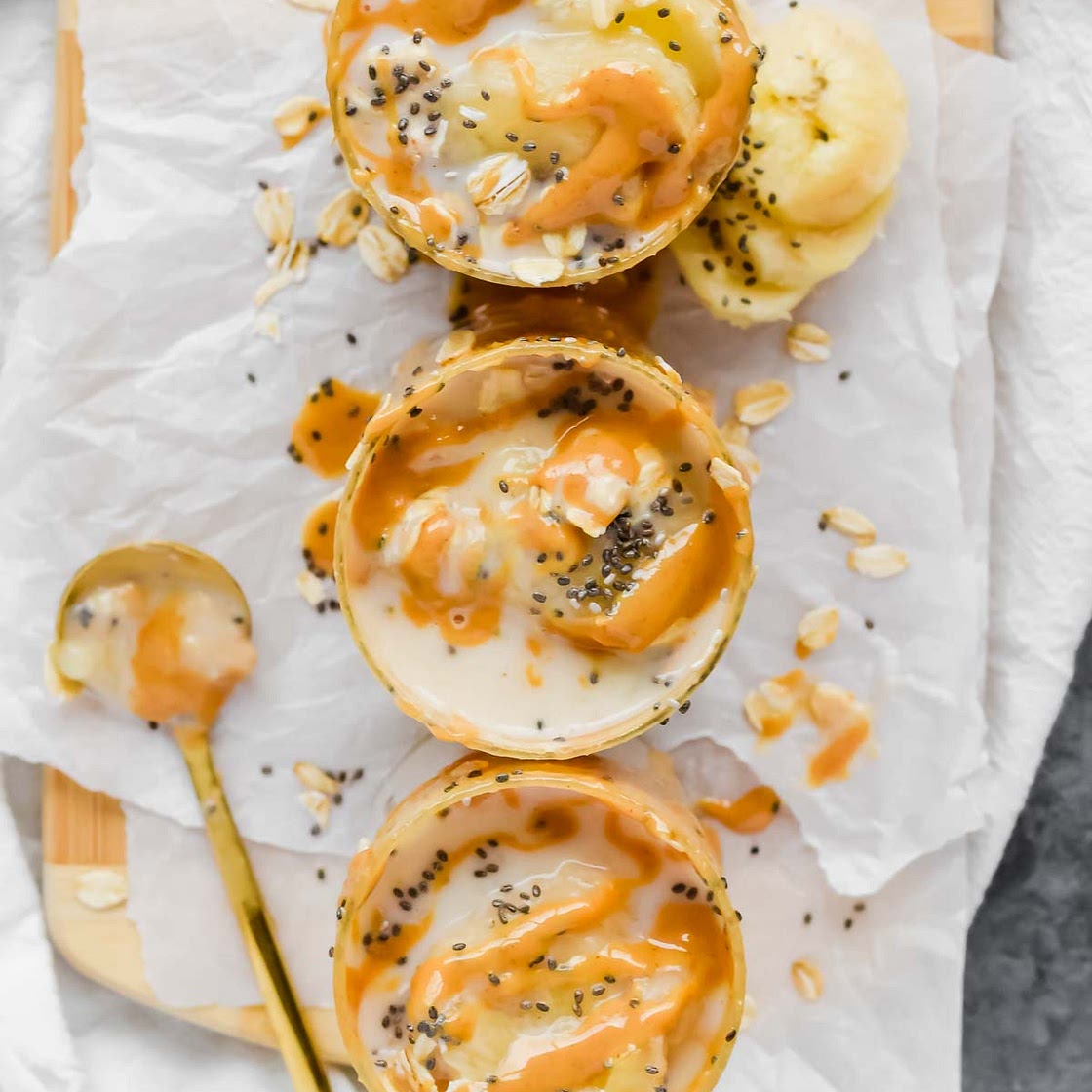 Banana Peanut Butter Overnight Oats