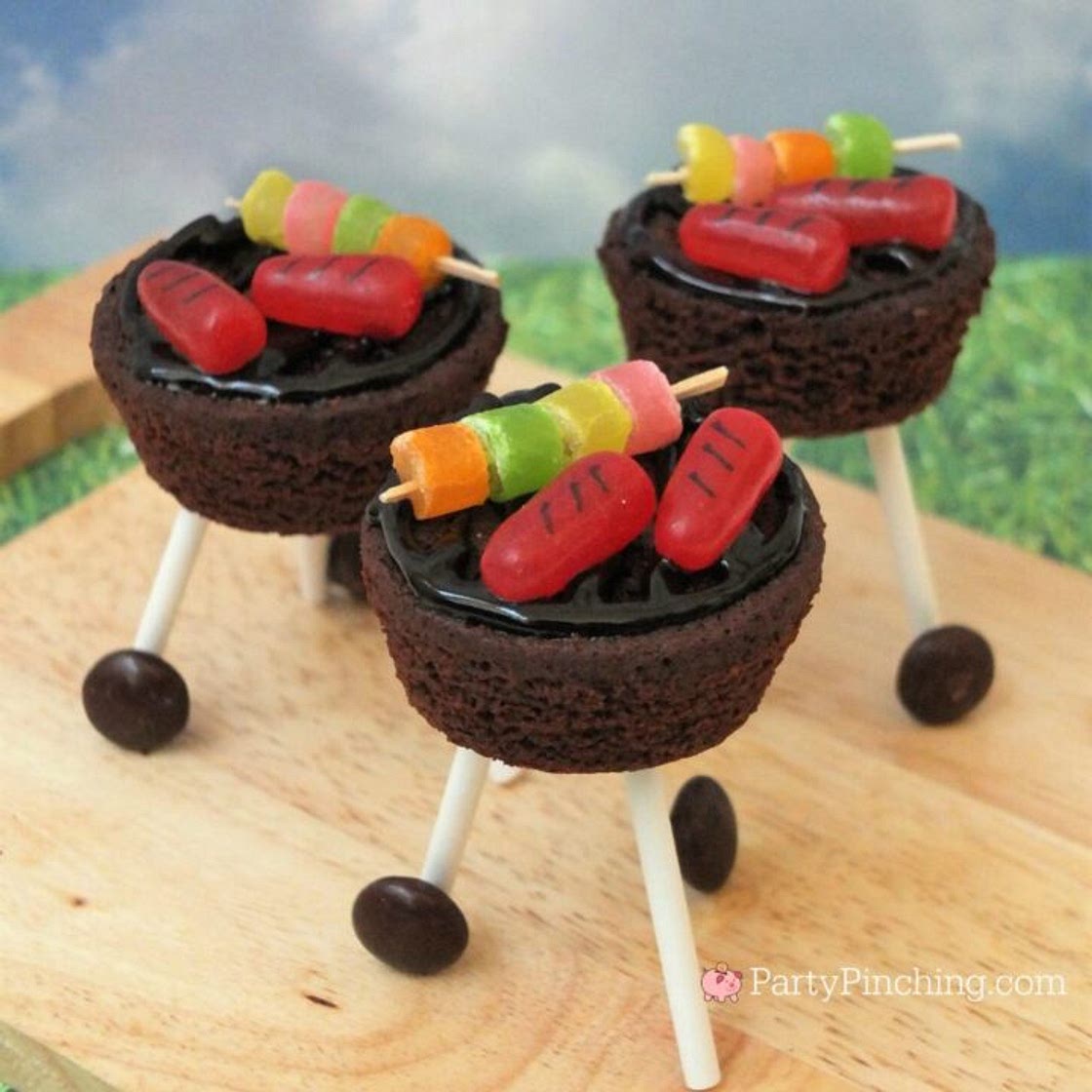 Brownie Grill Bites