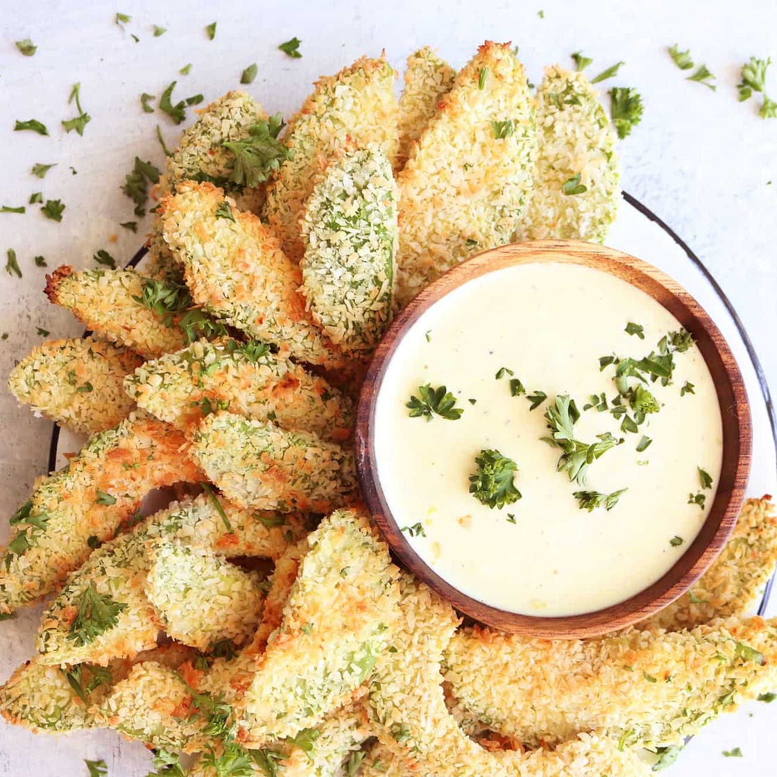 Coconut Crusted Avocado Fries