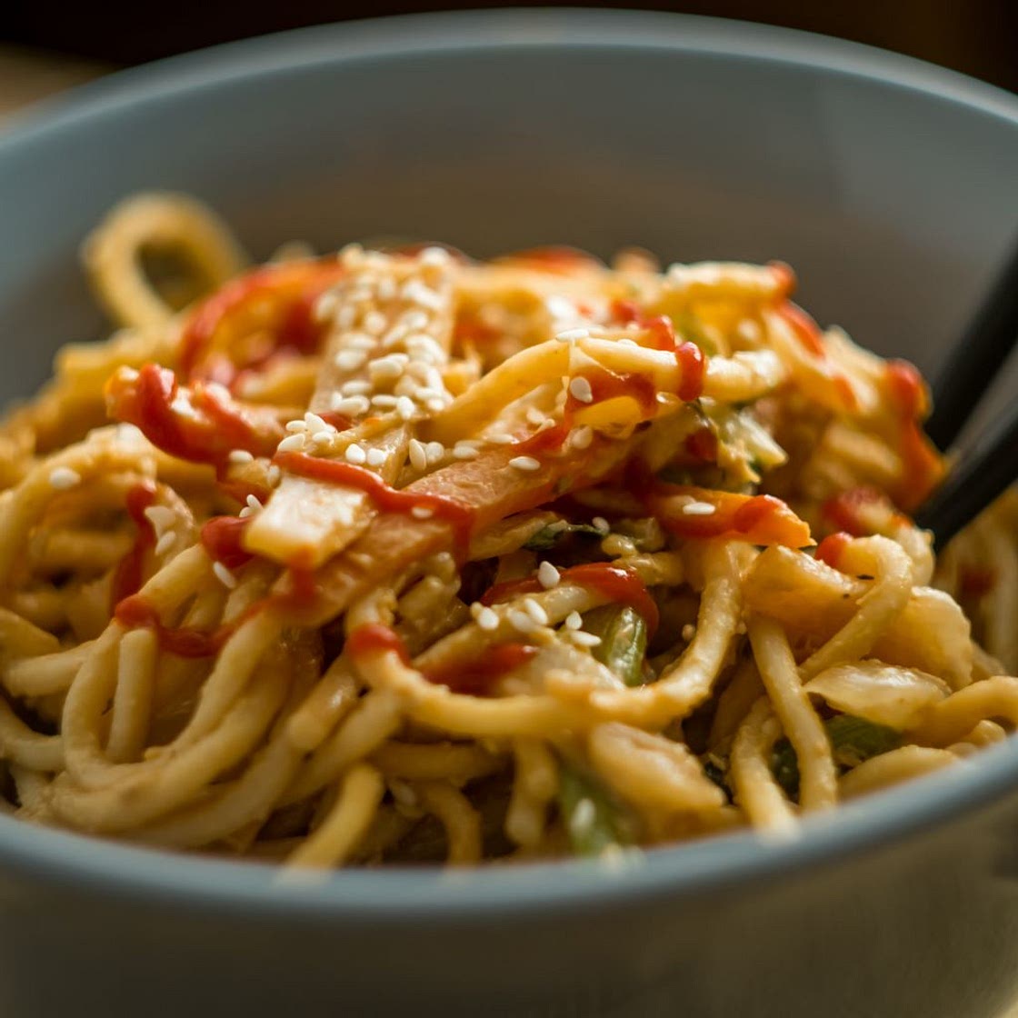 Spaghettis chinois (Gelatiao)