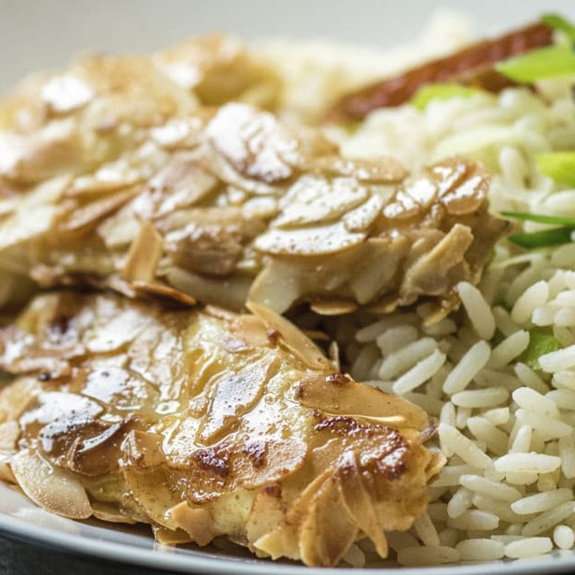 Fisch im Mandelmantel