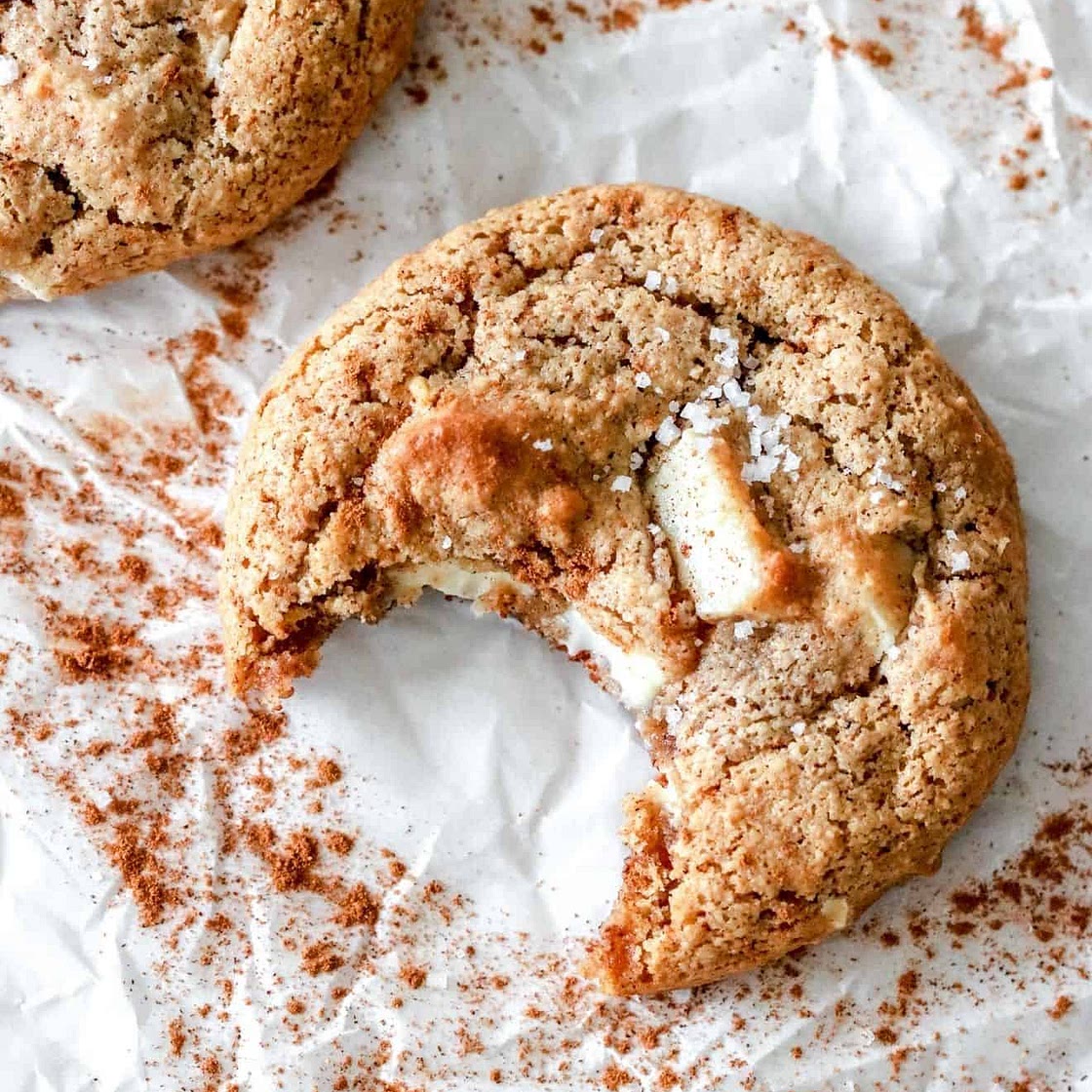 Chewy White Chocolate Ginger Snaps (gluten free)