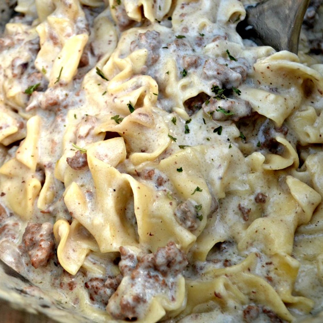 Instant Pot Hamburger Stroganoff