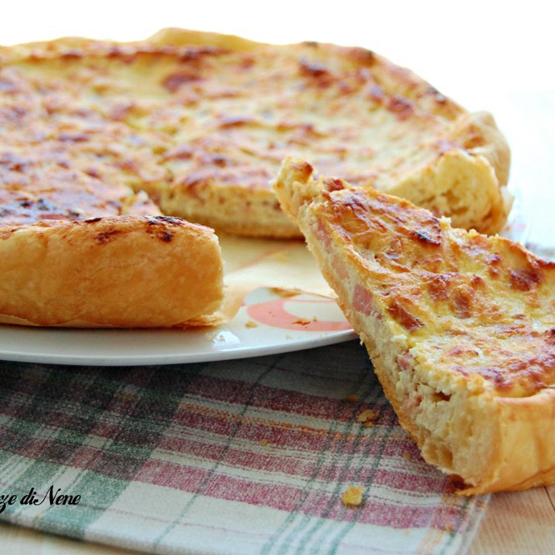 TORTA SALATA CON PANCETTA E RICOTTA