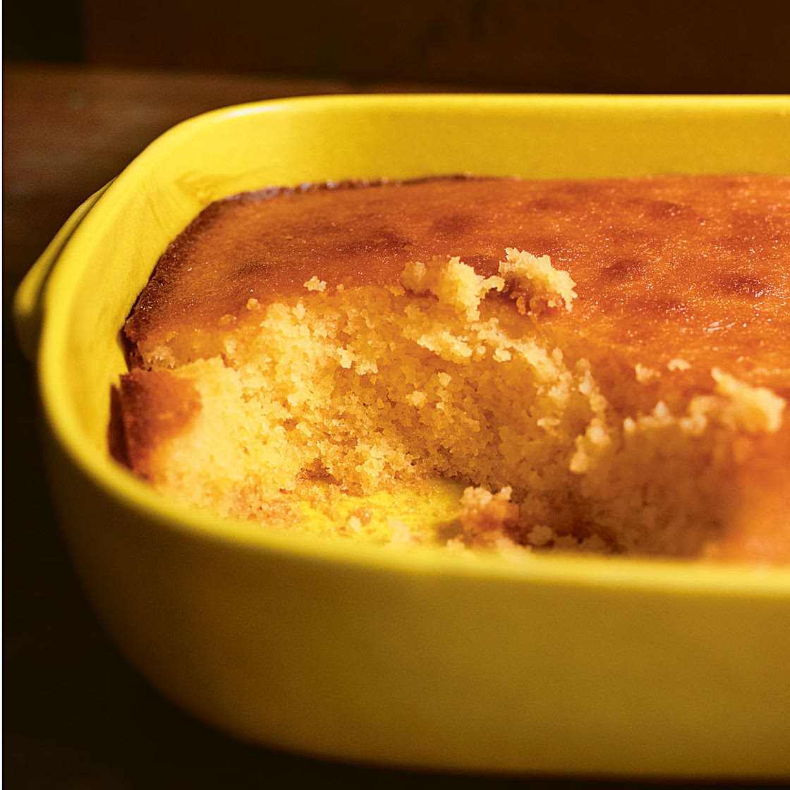 Lemon and Elderflower Pudding Cake