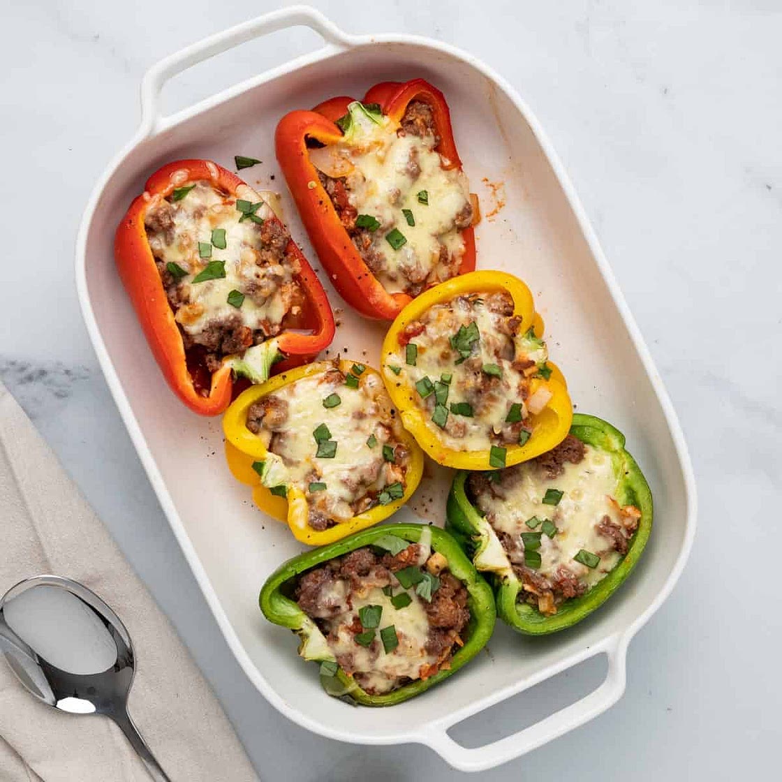 Stuffed Peppers without Rice