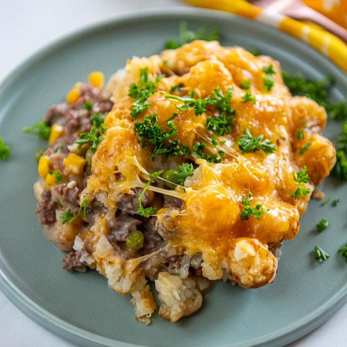 Slow Cooker Tater Tot Casserole