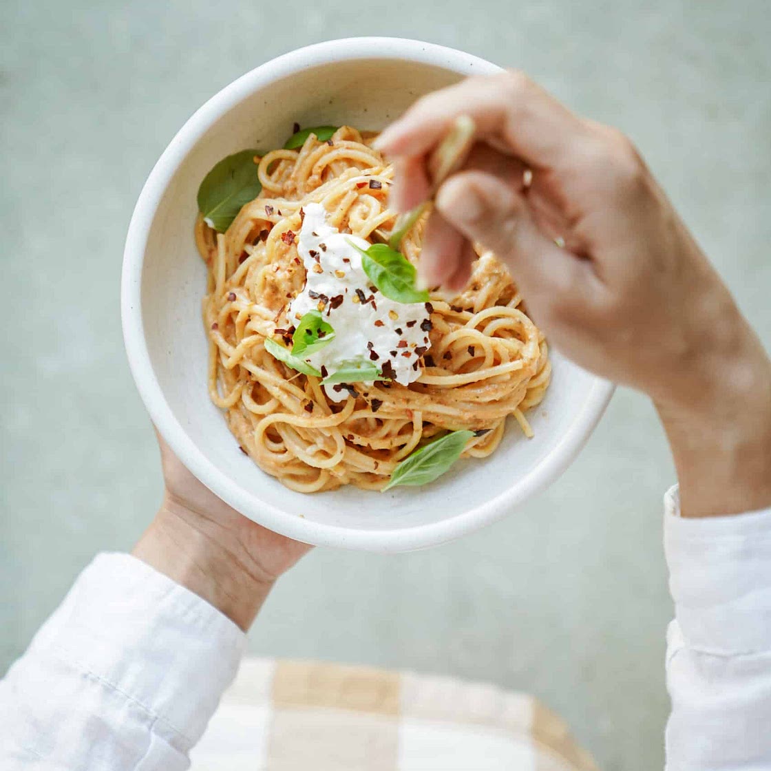 Delicious Burrata Pasta (Pasta Alla Burrata)