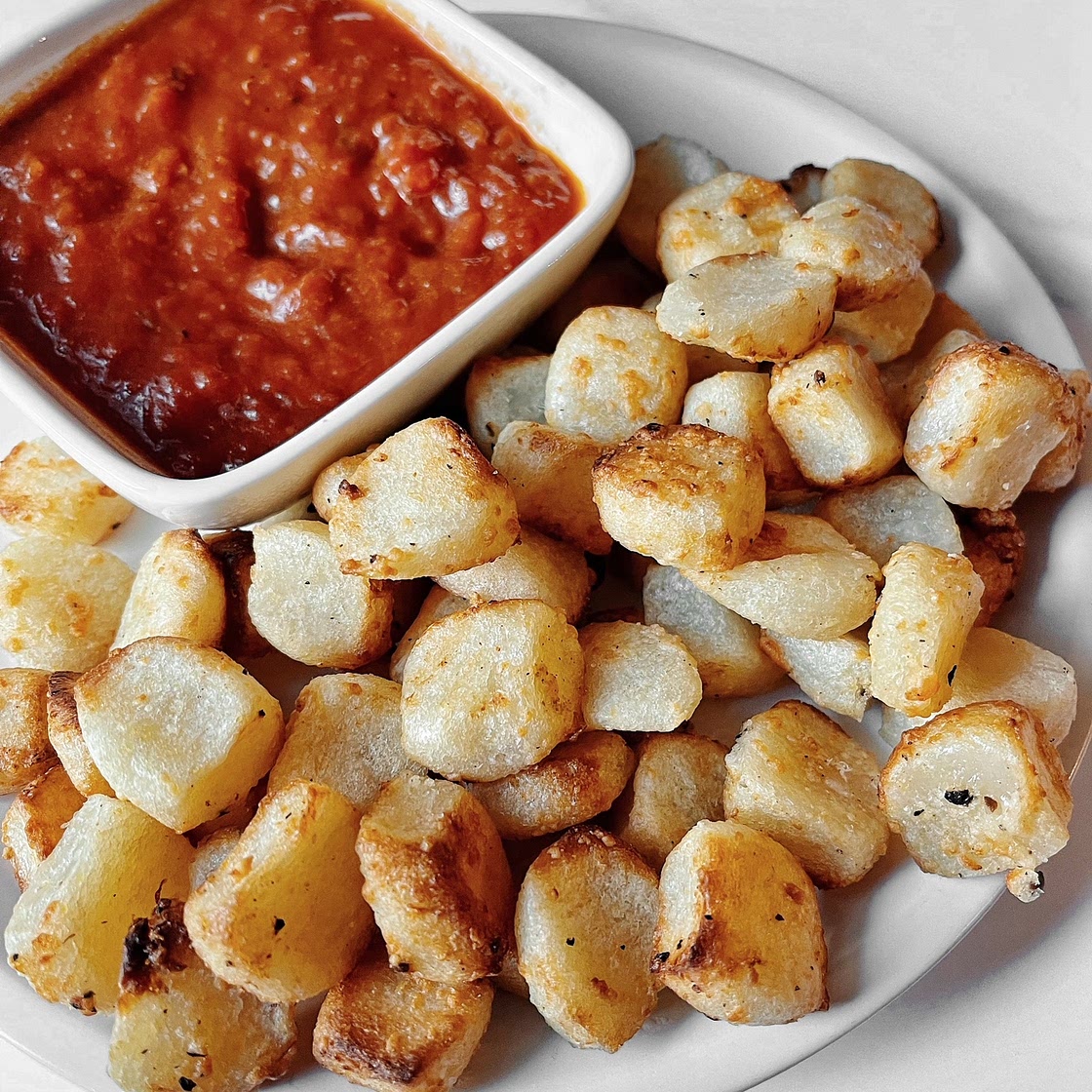 Air Fried Parmesan Cauliflower Gnocchi ~ Your New Favorite Recipe