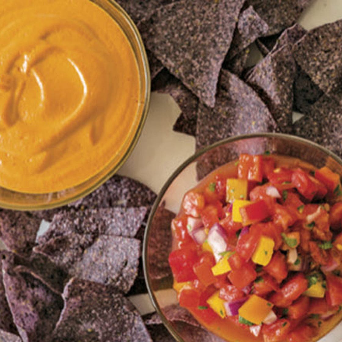 Chili Con Queso and Salsa