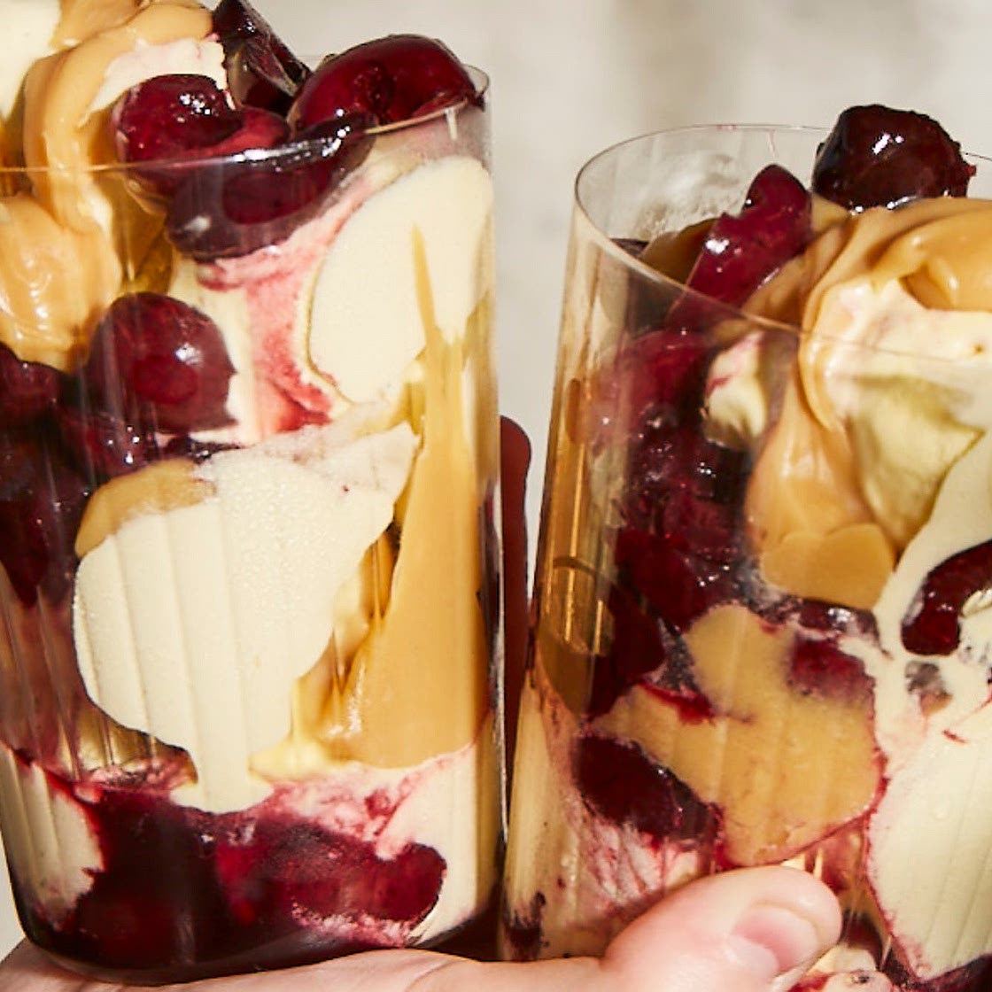 Smoked Cherry and Whisky Butterscotch Sundae