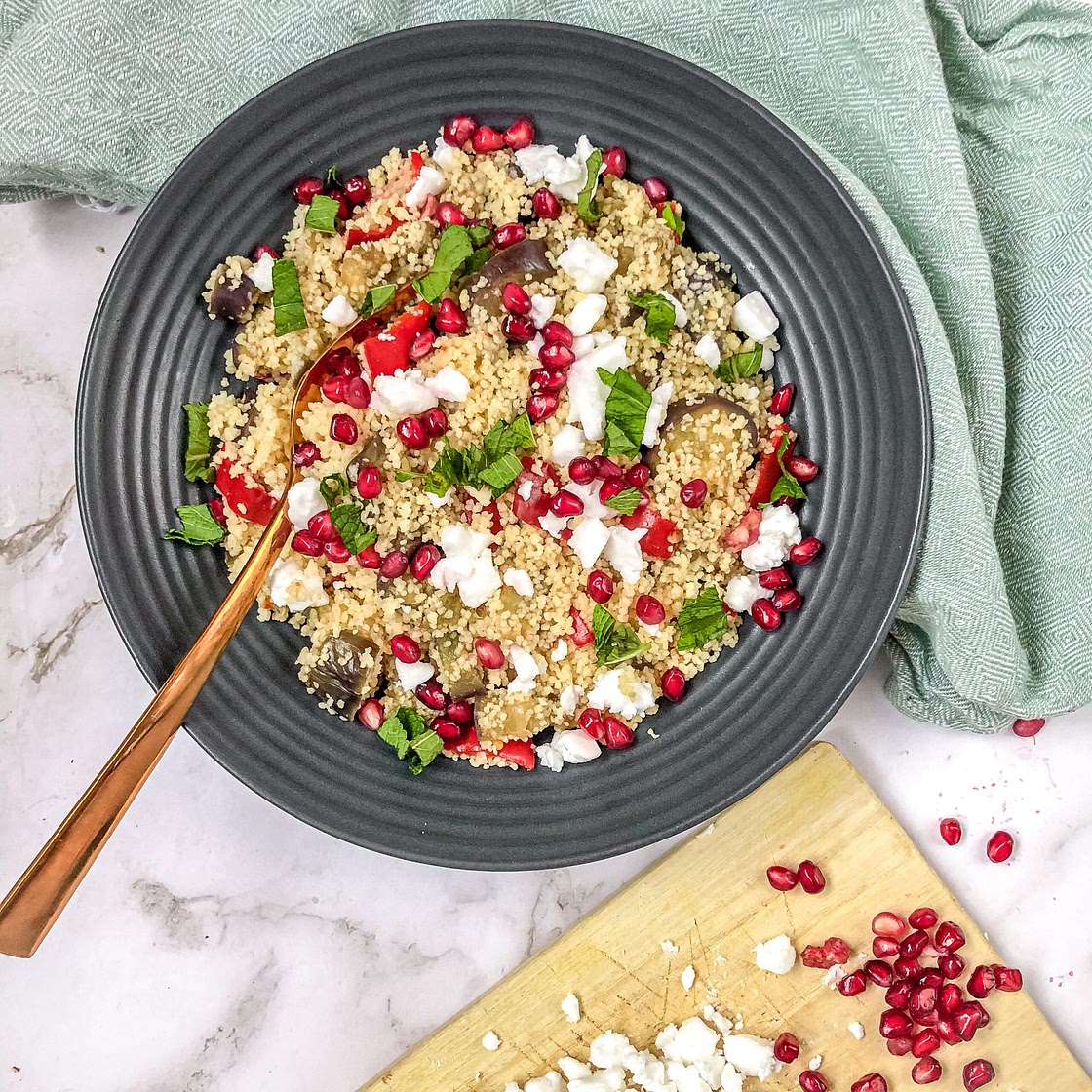 Feta Pomegranate Couscous