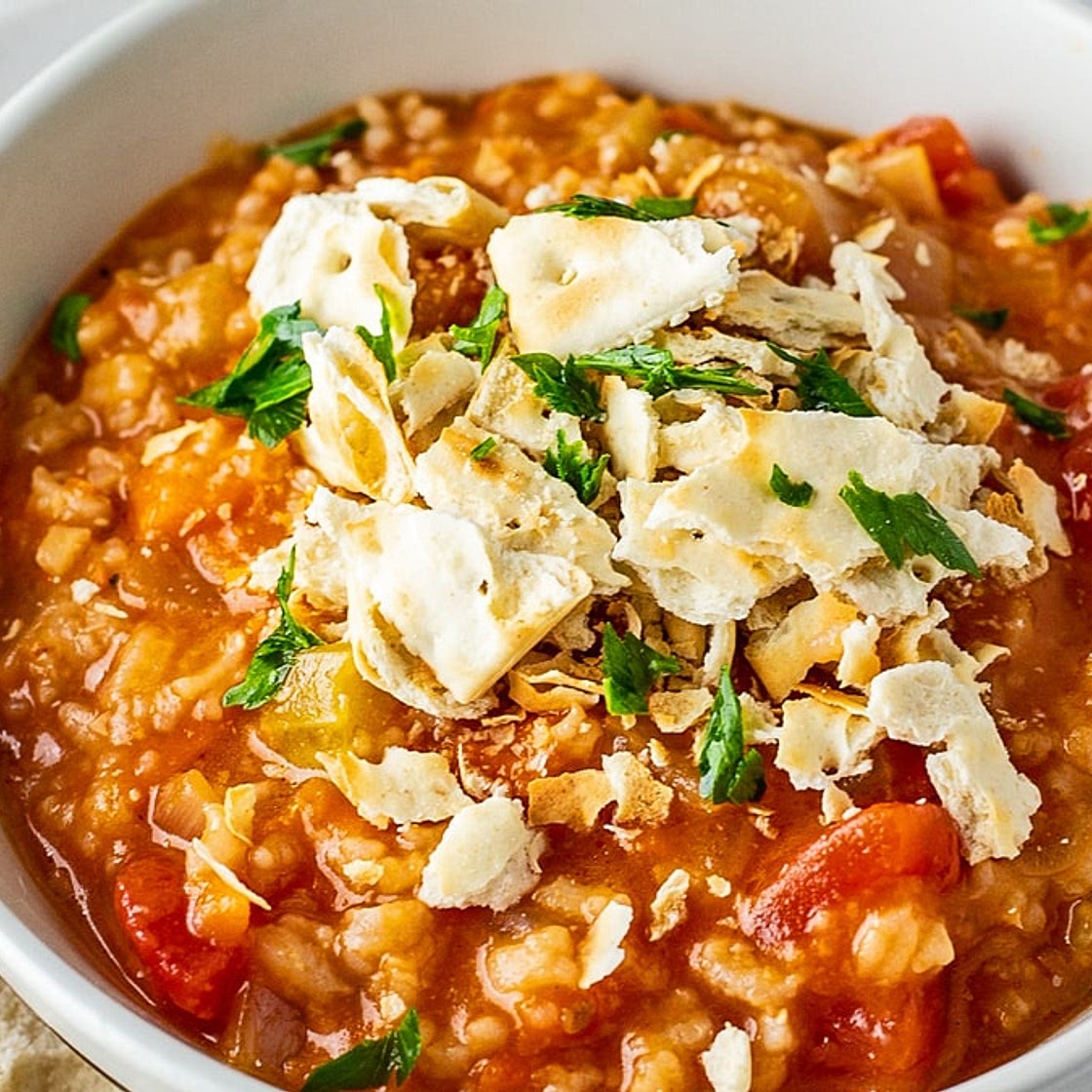 Tomato Rice Soup