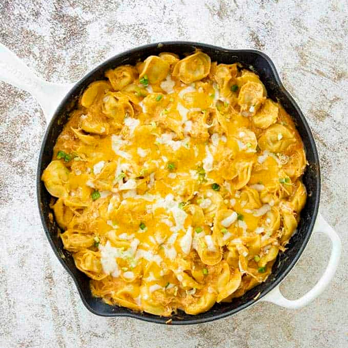 One Pot Buffalo Chicken Tortellini
