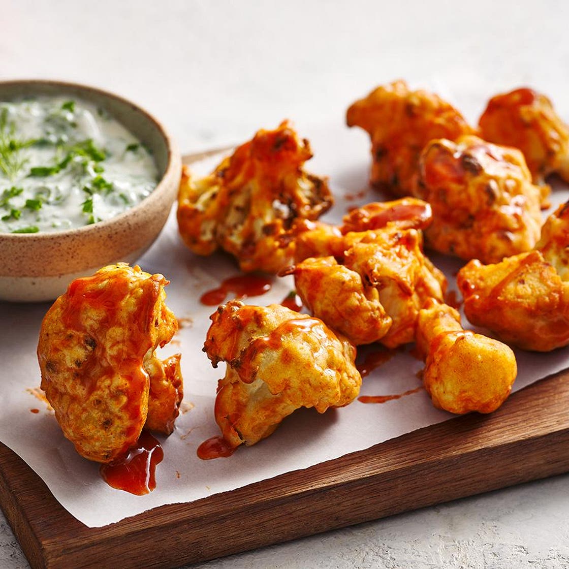 Air fryer cauliflower ‘wings’