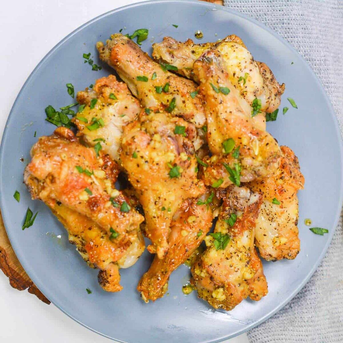 Lemon Pepper Chicken Wings (Air Fryer)