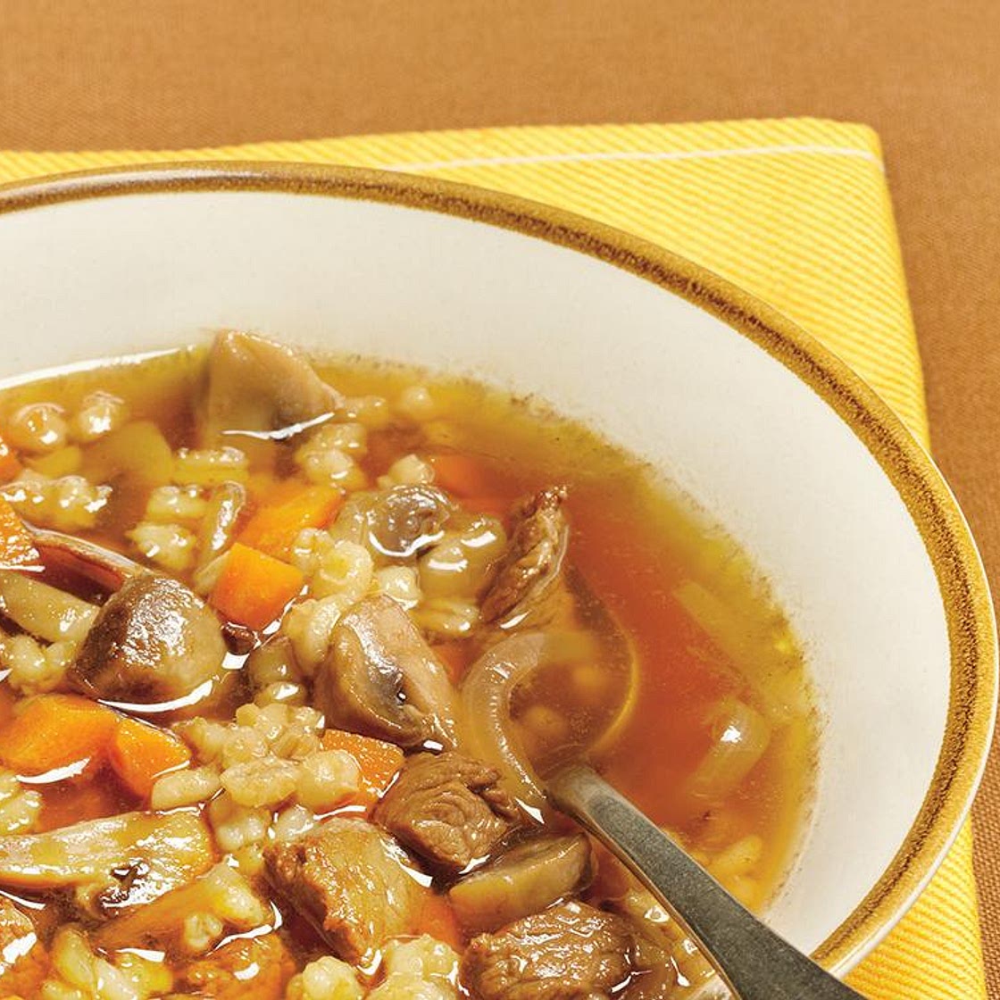 Soupe boeuf et orge