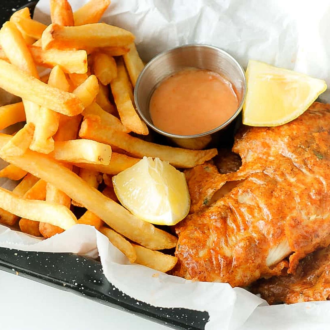 Crispy Air Fryer Fish And Chips
