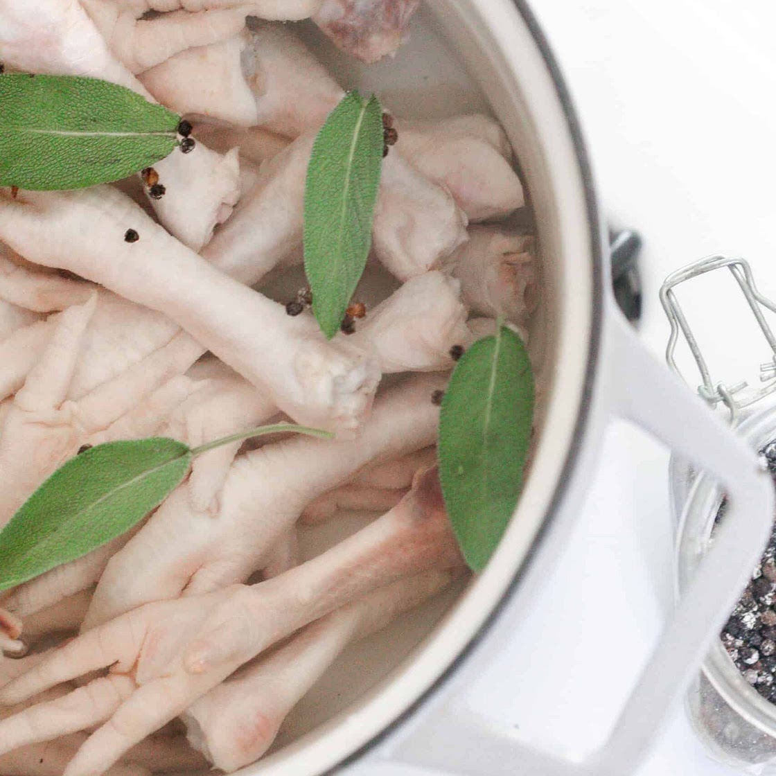 Chicken Feet Bone Broth