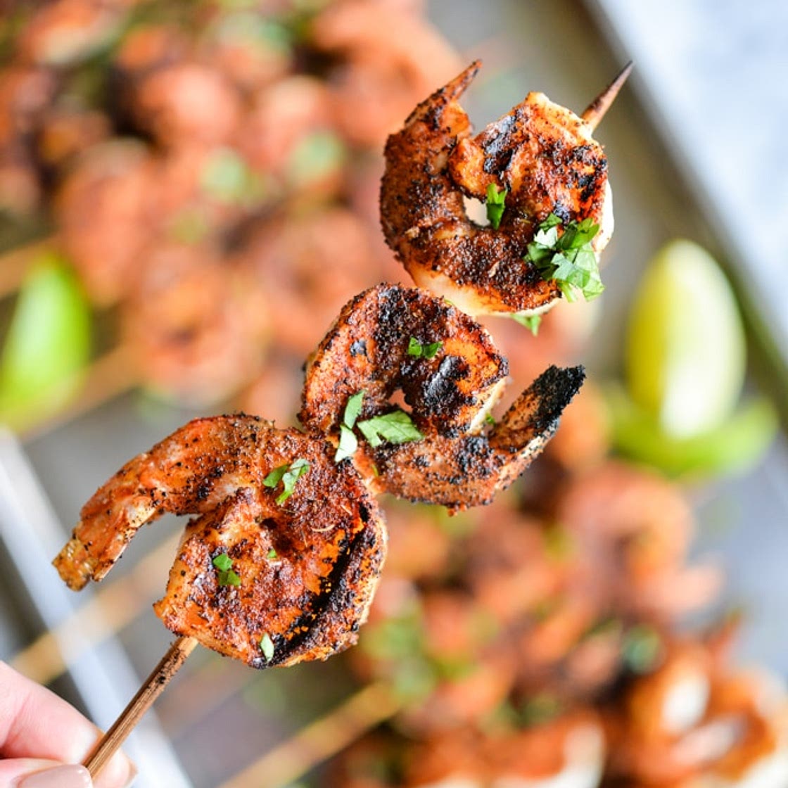Blackened Shrimp Skewers