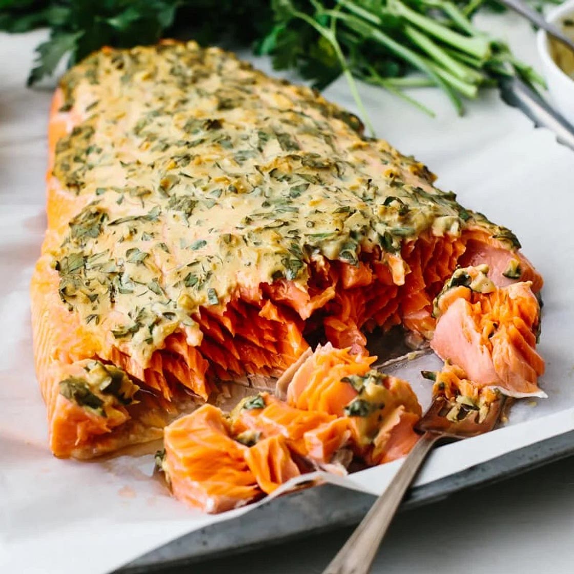 Dijon Baked Salmon