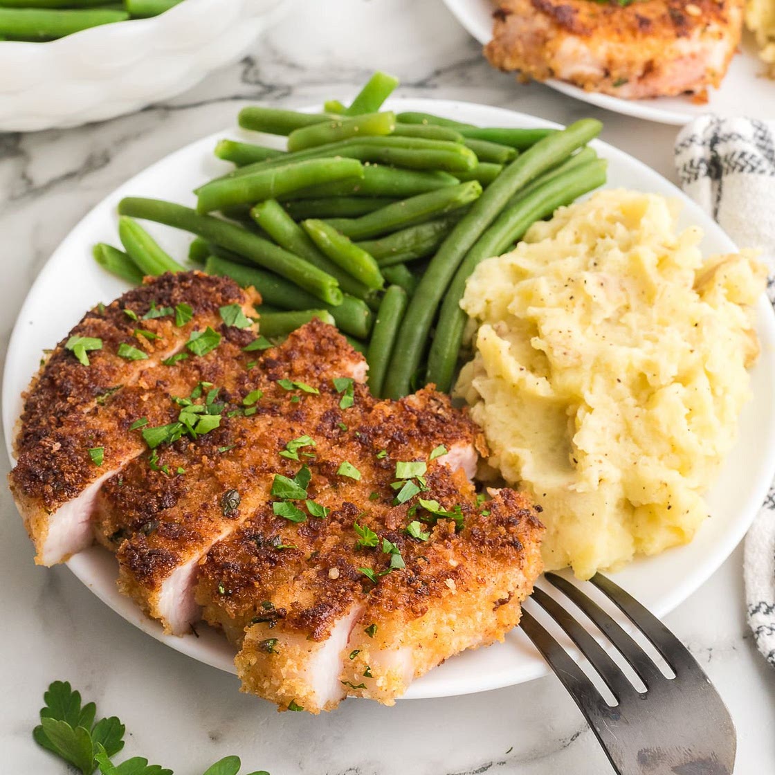 Parmesan Crusted Pork Chops