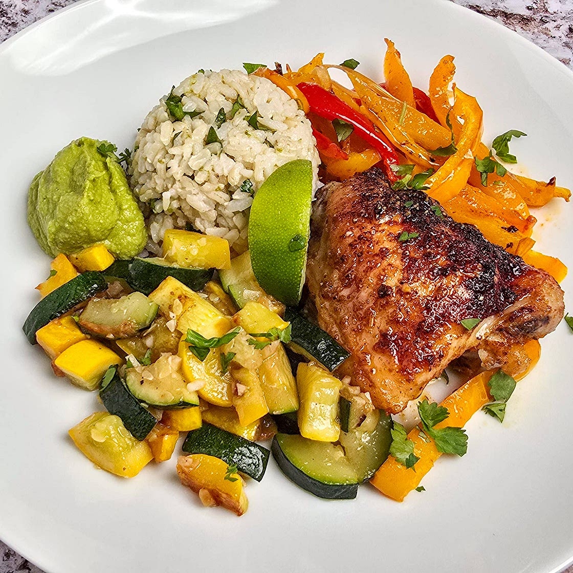 Citrus Chili Sheet Pan Chicken Thighs