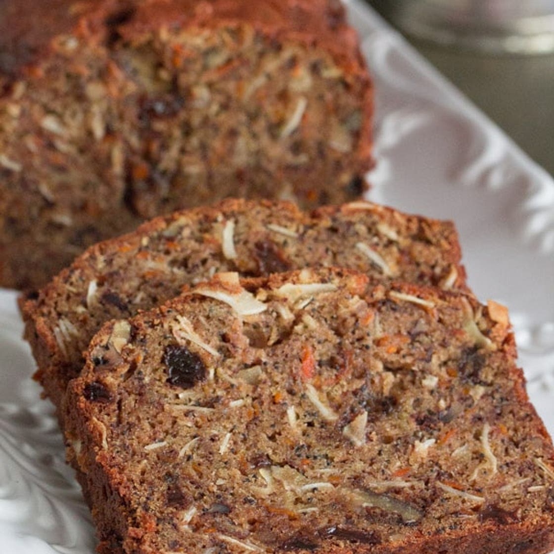 Poppy Seed Carrot Banana Bread