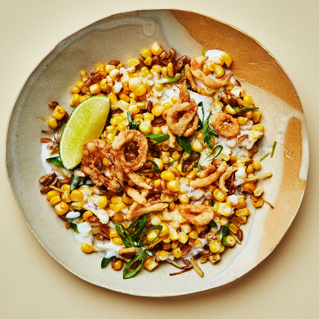 Coconut-Creamed Corn and Grains