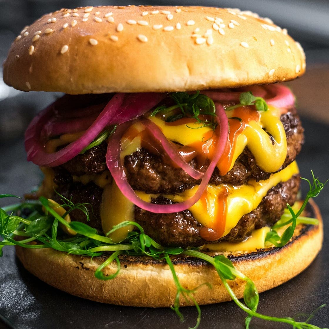Grilled Onion Burger