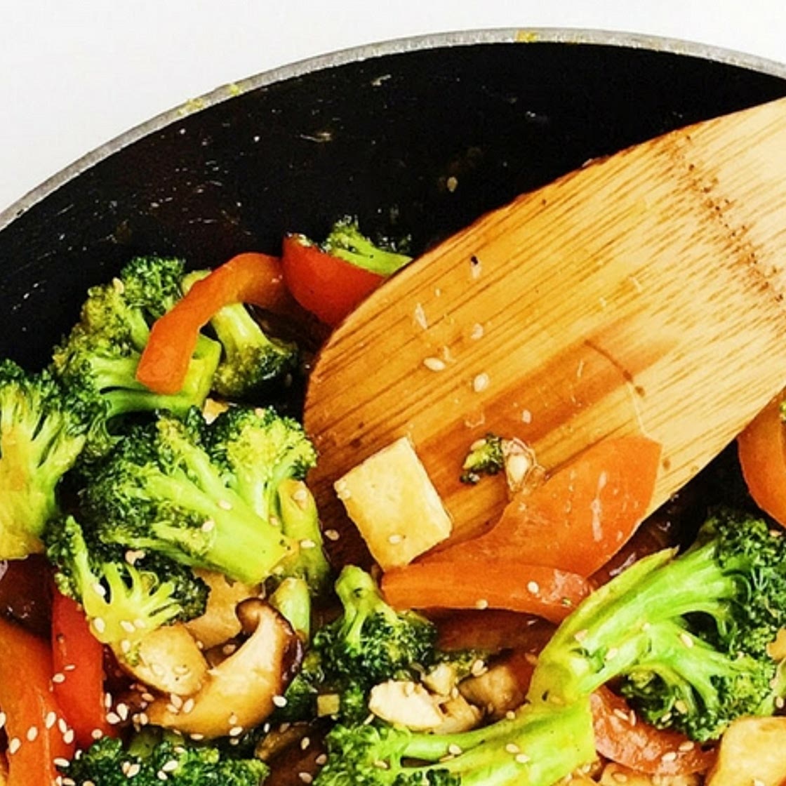 Orange Sesame Tofu Stir-Fry