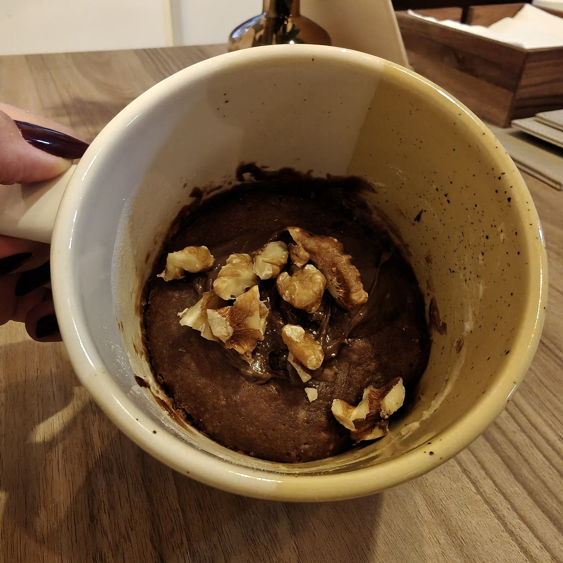 4-Ingredient Quick Nutella Mug Cake
