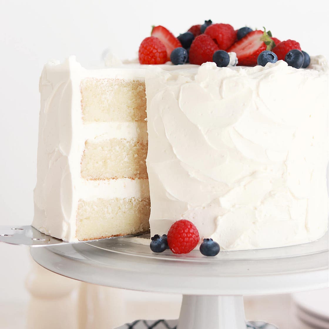 Bakery-Style White Cake